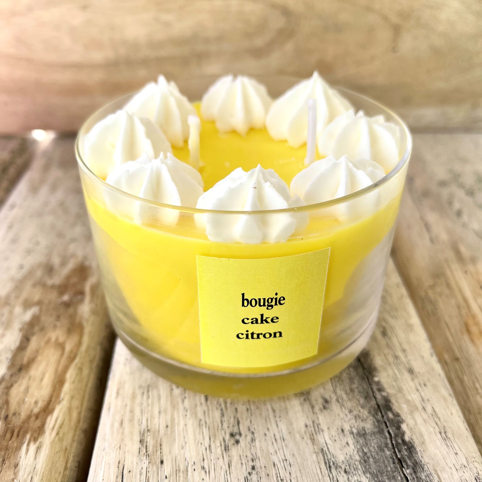 Bougie Cake Citron image